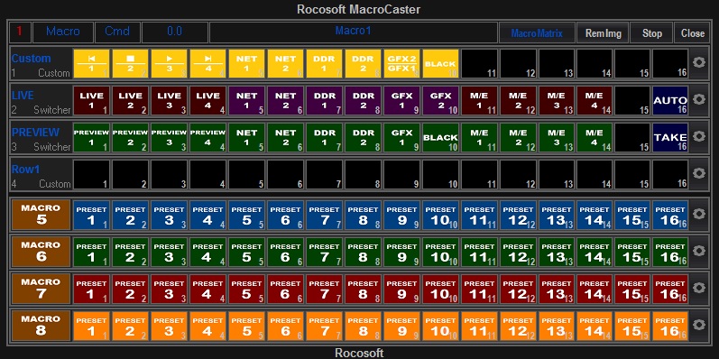 Rocosoft MacroSets Panel