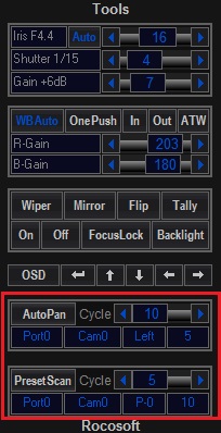 rocosoft-ptz-controller-ptzjoy-auto-pan-preset-scan