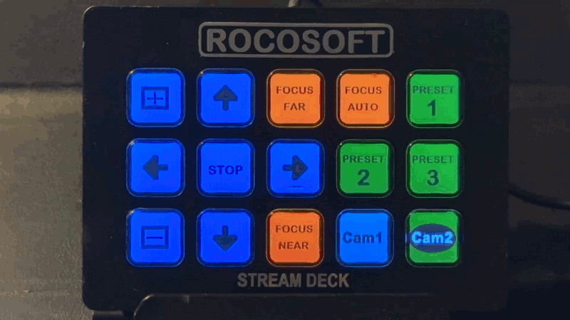 How to Setup Rocosoft PTZJoy PTZ Camera Control Shortcuts in Stream Deck App